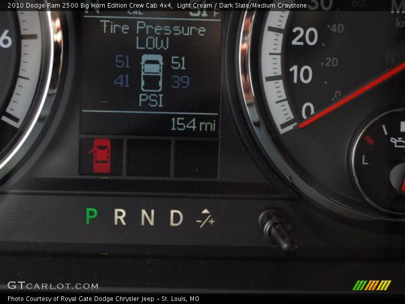 Light Cream / Dark Slate/Medium Graystone 2010 Dodge Ram 2500 Big Horn Edition Crew Cab 4x4
