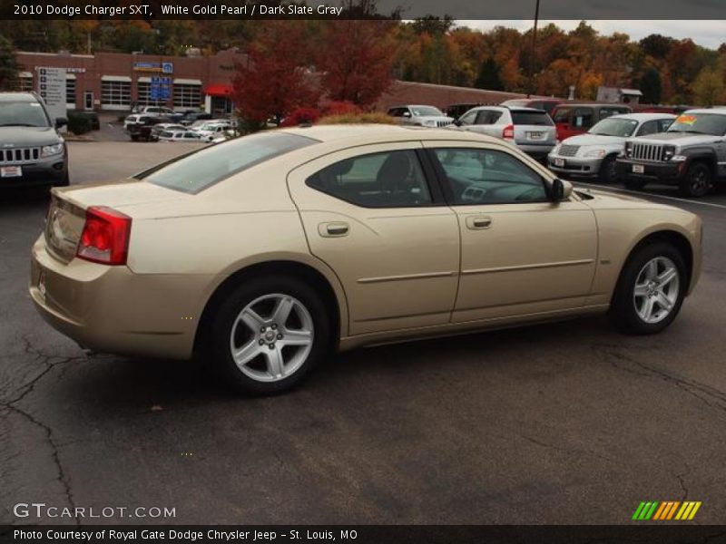 White Gold Pearl / Dark Slate Gray 2010 Dodge Charger SXT