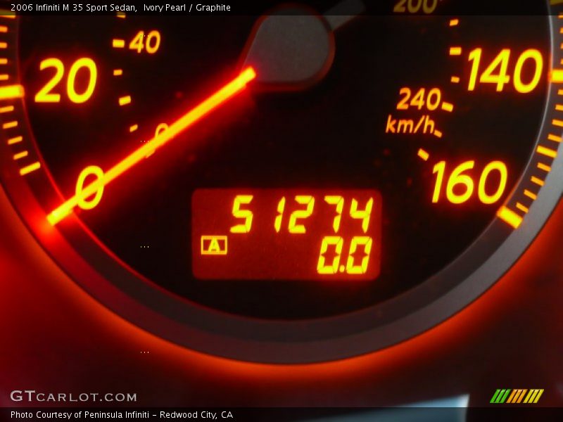Ivory Pearl / Graphite 2006 Infiniti M 35 Sport Sedan