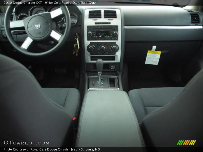 White Gold Pearl / Dark Slate Gray 2010 Dodge Charger SXT