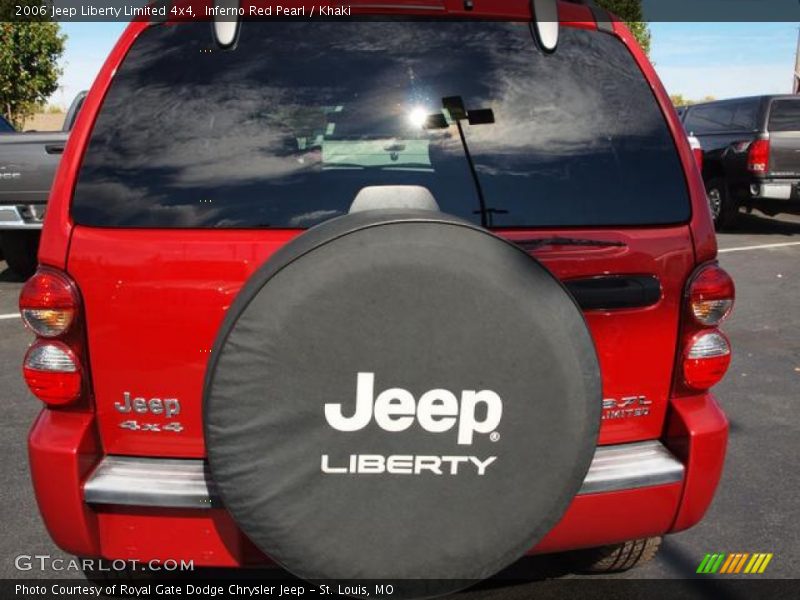 Inferno Red Pearl / Khaki 2006 Jeep Liberty Limited 4x4