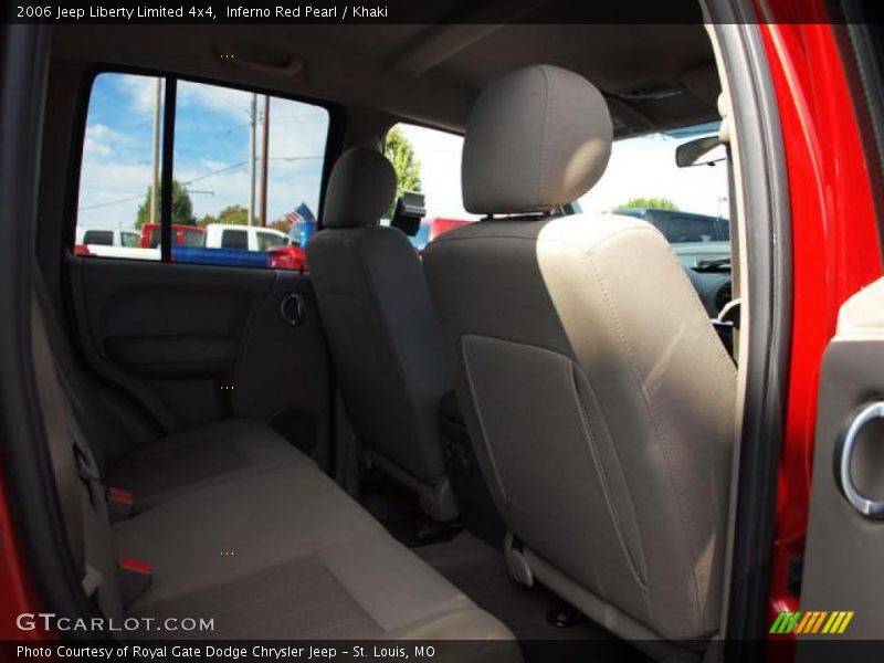 Inferno Red Pearl / Khaki 2006 Jeep Liberty Limited 4x4
