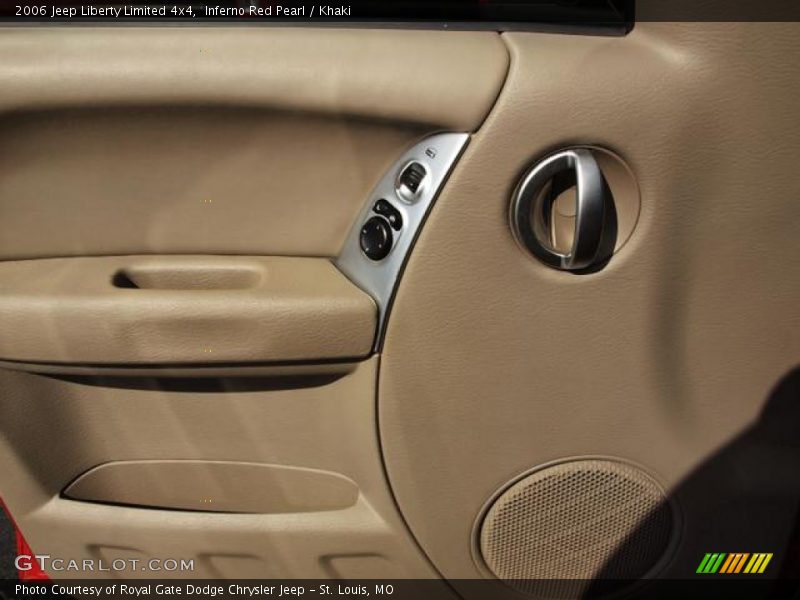 Inferno Red Pearl / Khaki 2006 Jeep Liberty Limited 4x4