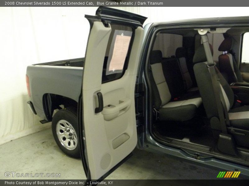 Blue Granite Metallic / Dark Titanium 2008 Chevrolet Silverado 1500 LS Extended Cab