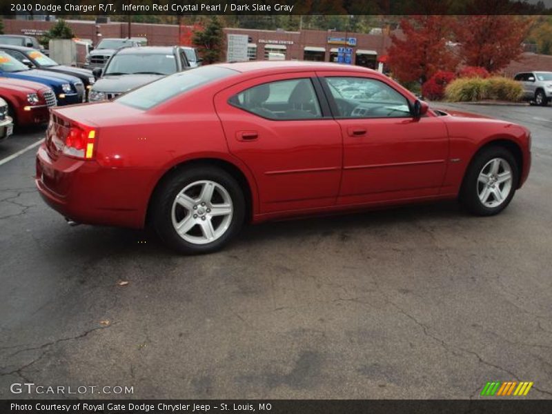 Inferno Red Crystal Pearl / Dark Slate Gray 2010 Dodge Charger R/T