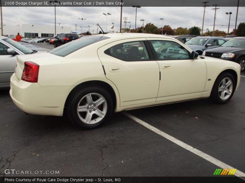 Cool Vanilla Clear Coat / Dark Slate Gray 2008 Dodge Charger SE