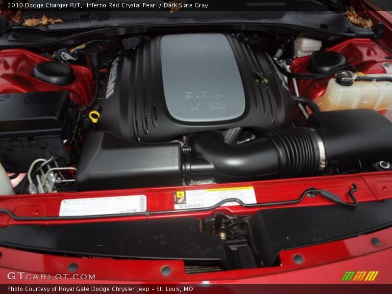 Inferno Red Crystal Pearl / Dark Slate Gray 2010 Dodge Charger R/T
