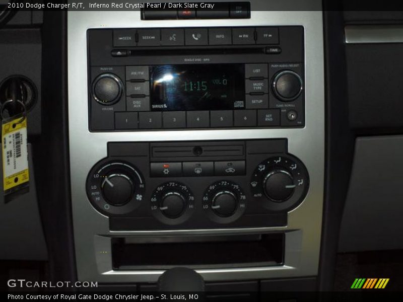 Inferno Red Crystal Pearl / Dark Slate Gray 2010 Dodge Charger R/T