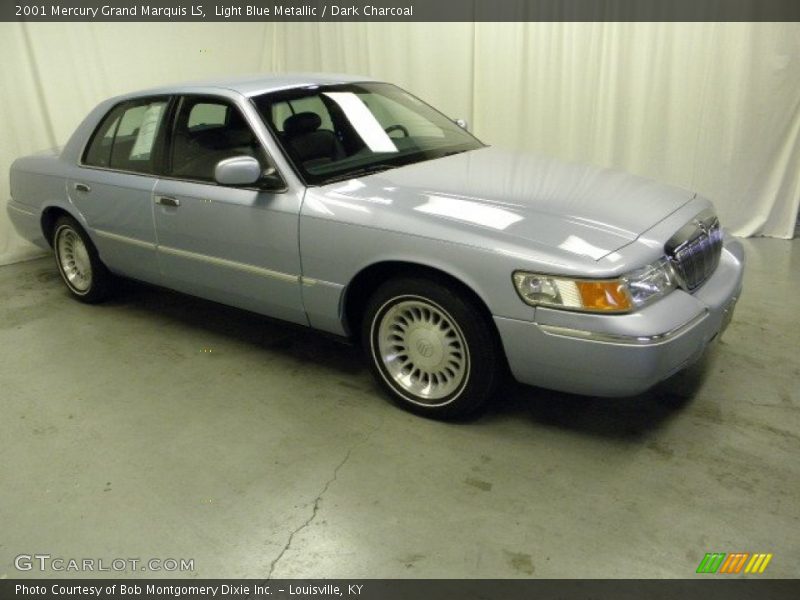 Light Blue Metallic / Dark Charcoal 2001 Mercury Grand Marquis LS