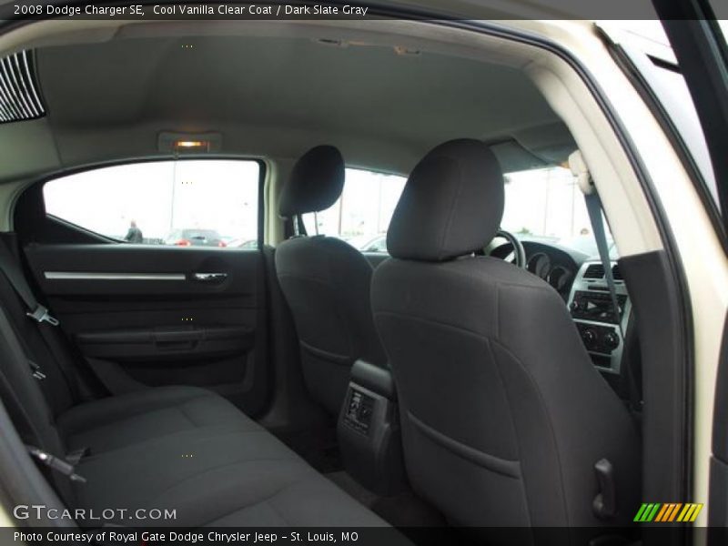Cool Vanilla Clear Coat / Dark Slate Gray 2008 Dodge Charger SE