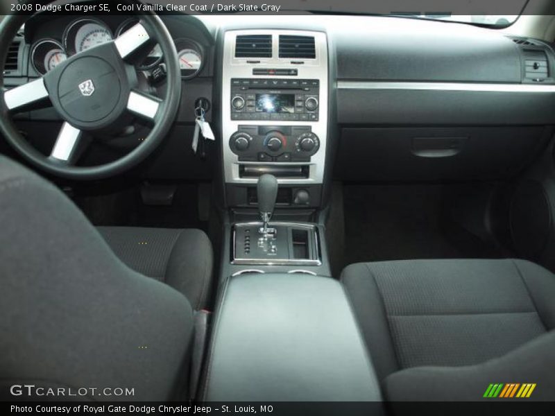 Cool Vanilla Clear Coat / Dark Slate Gray 2008 Dodge Charger SE