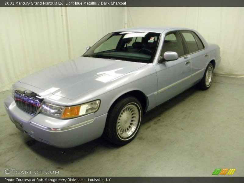Light Blue Metallic / Dark Charcoal 2001 Mercury Grand Marquis LS