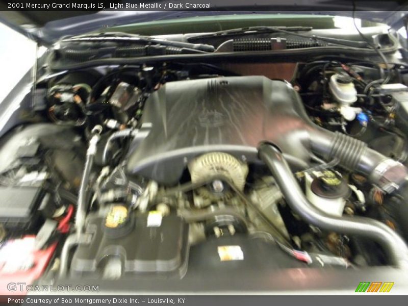 Light Blue Metallic / Dark Charcoal 2001 Mercury Grand Marquis LS