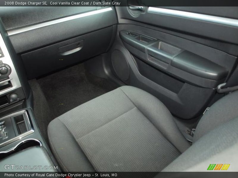 Cool Vanilla Clear Coat / Dark Slate Gray 2008 Dodge Charger SE