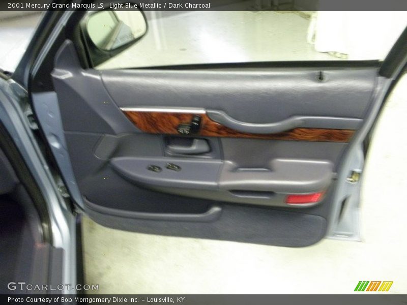 Light Blue Metallic / Dark Charcoal 2001 Mercury Grand Marquis LS