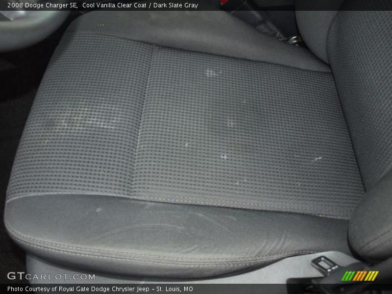 Cool Vanilla Clear Coat / Dark Slate Gray 2008 Dodge Charger SE