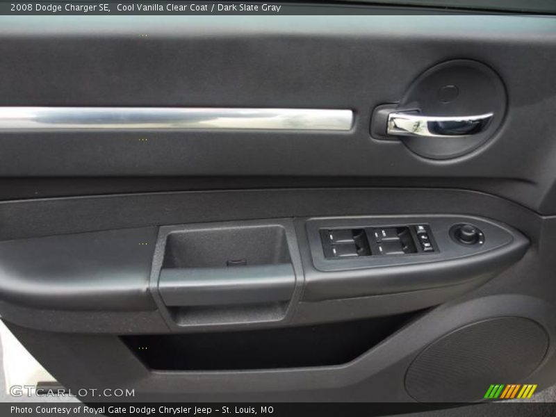 Cool Vanilla Clear Coat / Dark Slate Gray 2008 Dodge Charger SE