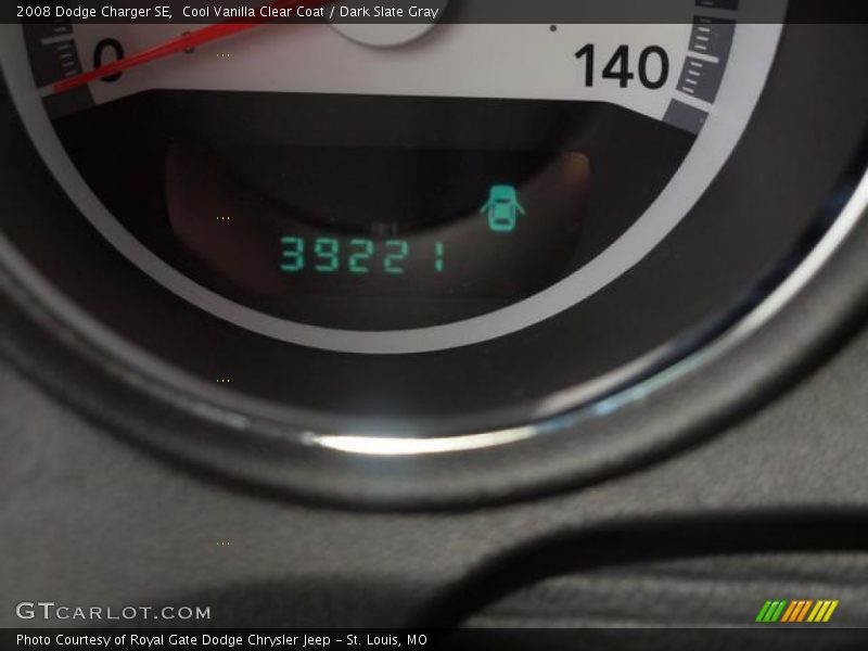Cool Vanilla Clear Coat / Dark Slate Gray 2008 Dodge Charger SE