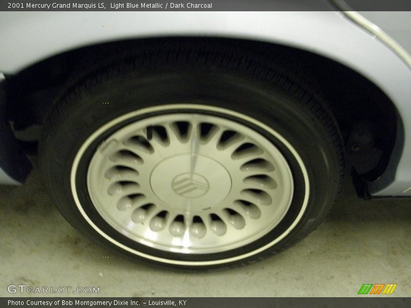 Light Blue Metallic / Dark Charcoal 2001 Mercury Grand Marquis LS