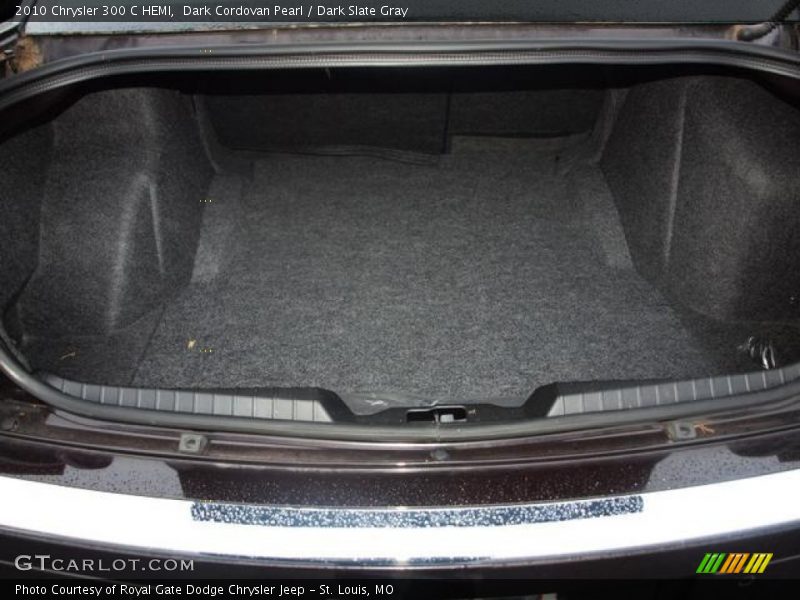 Dark Cordovan Pearl / Dark Slate Gray 2010 Chrysler 300 C HEMI