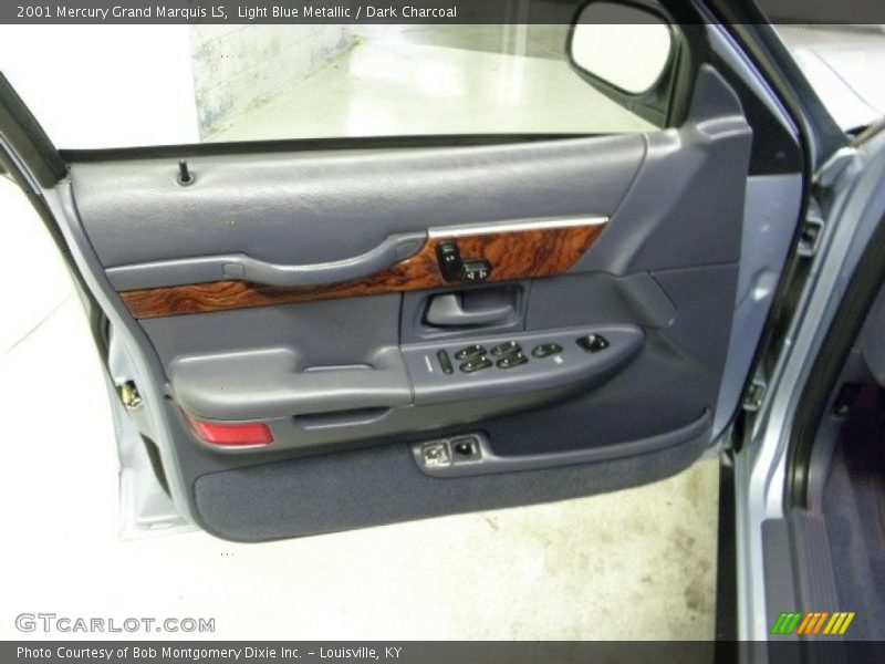 Light Blue Metallic / Dark Charcoal 2001 Mercury Grand Marquis LS
