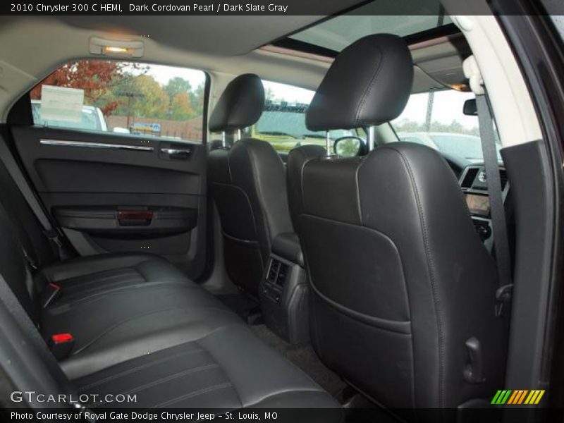 Dark Cordovan Pearl / Dark Slate Gray 2010 Chrysler 300 C HEMI