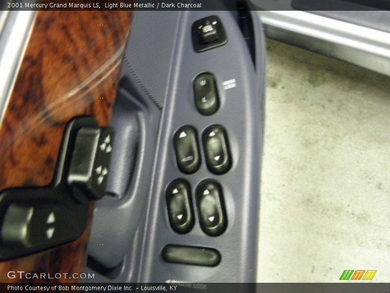 Light Blue Metallic / Dark Charcoal 2001 Mercury Grand Marquis LS