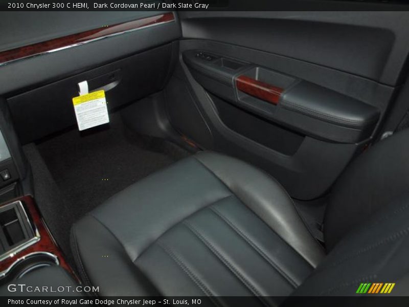 Dark Cordovan Pearl / Dark Slate Gray 2010 Chrysler 300 C HEMI