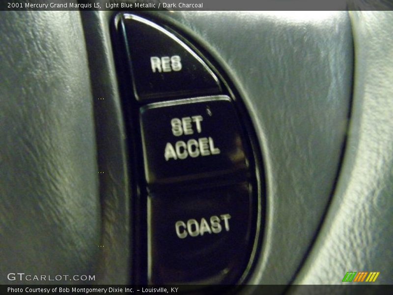 Light Blue Metallic / Dark Charcoal 2001 Mercury Grand Marquis LS