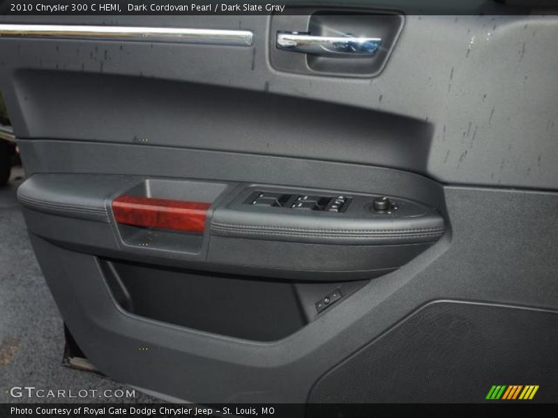 Dark Cordovan Pearl / Dark Slate Gray 2010 Chrysler 300 C HEMI