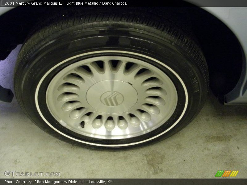 Light Blue Metallic / Dark Charcoal 2001 Mercury Grand Marquis LS