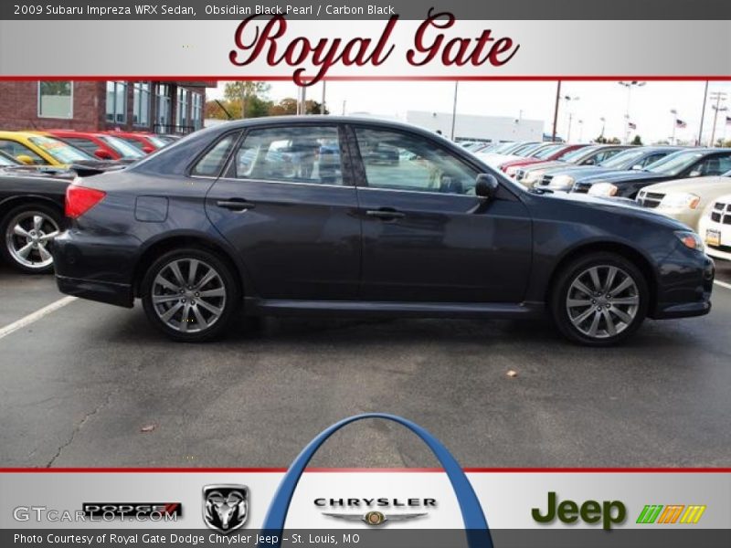 Obsidian Black Pearl / Carbon Black 2009 Subaru Impreza WRX Sedan