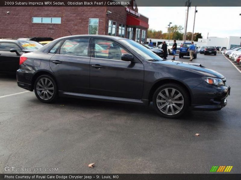 Obsidian Black Pearl / Carbon Black 2009 Subaru Impreza WRX Sedan