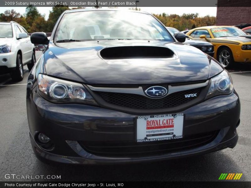 Obsidian Black Pearl / Carbon Black 2009 Subaru Impreza WRX Sedan
