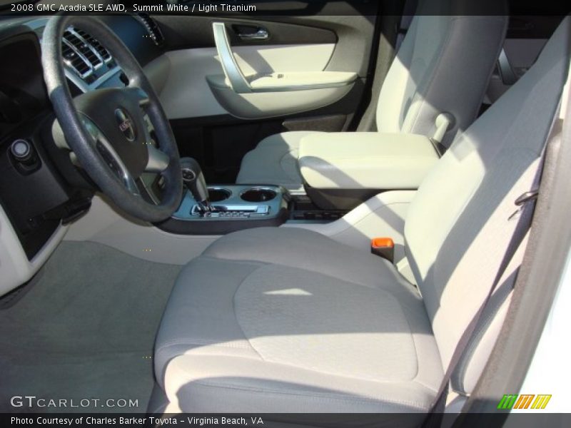 Summit White / Light Titanium 2008 GMC Acadia SLE AWD