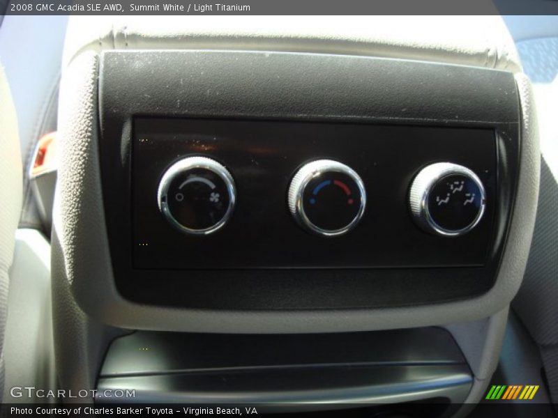 Summit White / Light Titanium 2008 GMC Acadia SLE AWD