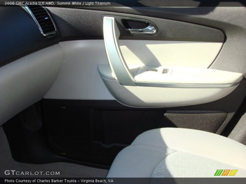 Summit White / Light Titanium 2008 GMC Acadia SLE AWD