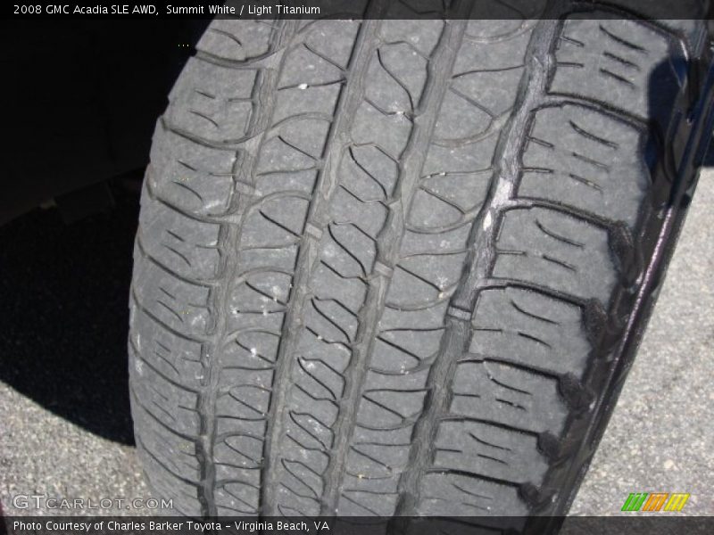 Summit White / Light Titanium 2008 GMC Acadia SLE AWD