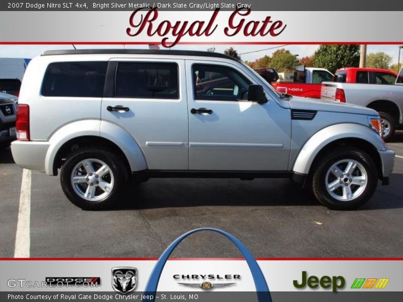 Bright Silver Metallic / Dark Slate Gray/Light Slate Gray 2007 Dodge Nitro SLT 4x4