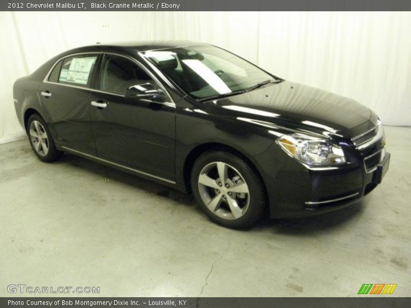 Black Granite Metallic / Ebony 2012 Chevrolet Malibu LT