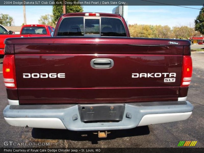  2004 Dakota SLT Club Cab 4x4 Deep Molten Red Pearl