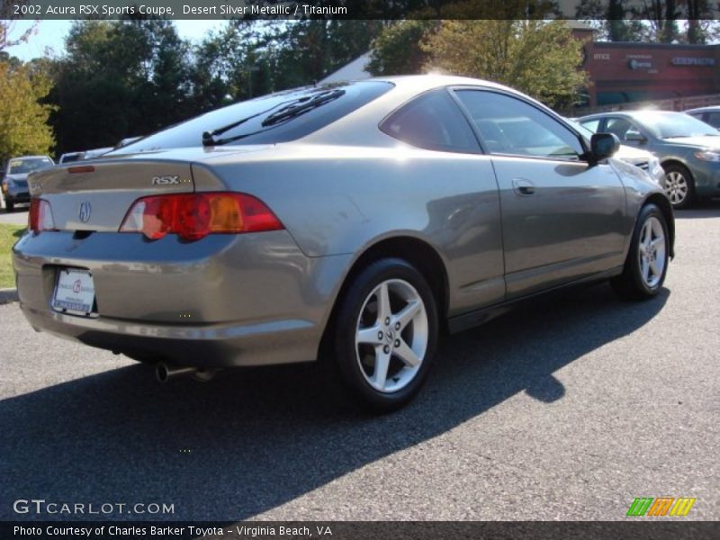 Desert Silver Metallic / Titanium 2002 Acura RSX Sports Coupe