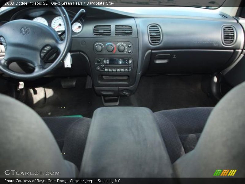 Onyx Green Pearl / Dark Slate Gray 2003 Dodge Intrepid SE