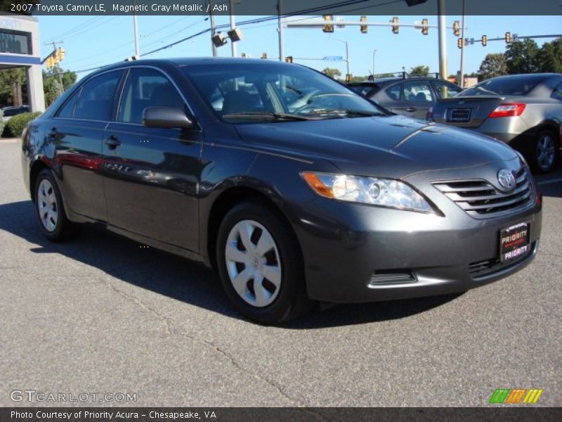 Magnetic Gray Metallic / Ash 2007 Toyota Camry LE