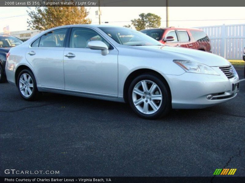 Tungsten Metallic / Light Gray 2008 Lexus ES 350