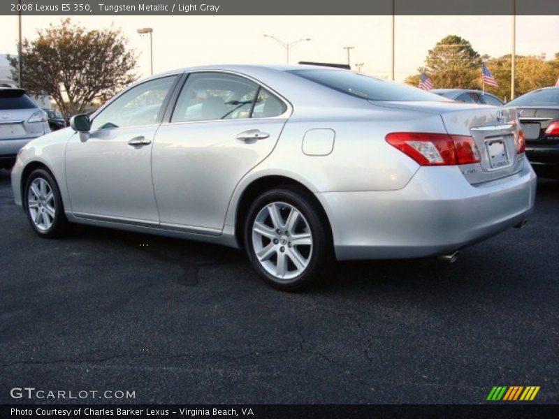 Tungsten Metallic / Light Gray 2008 Lexus ES 350