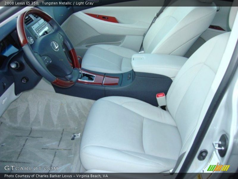Tungsten Metallic / Light Gray 2008 Lexus ES 350