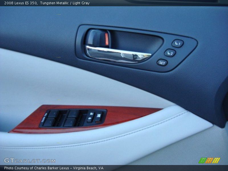 Tungsten Metallic / Light Gray 2008 Lexus ES 350
