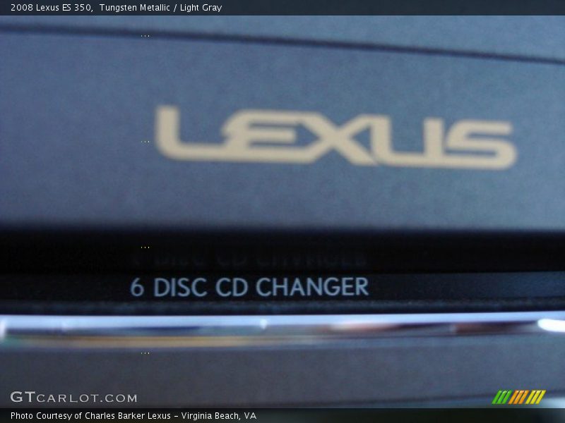 Tungsten Metallic / Light Gray 2008 Lexus ES 350