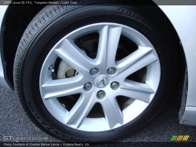 Tungsten Metallic / Light Gray 2008 Lexus ES 350